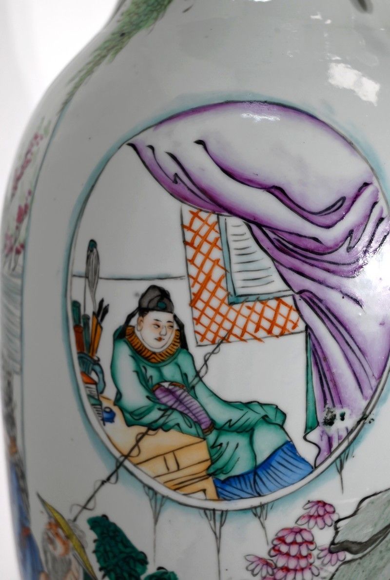 photo buy Important Chinese Porcelain Vases   Xxth