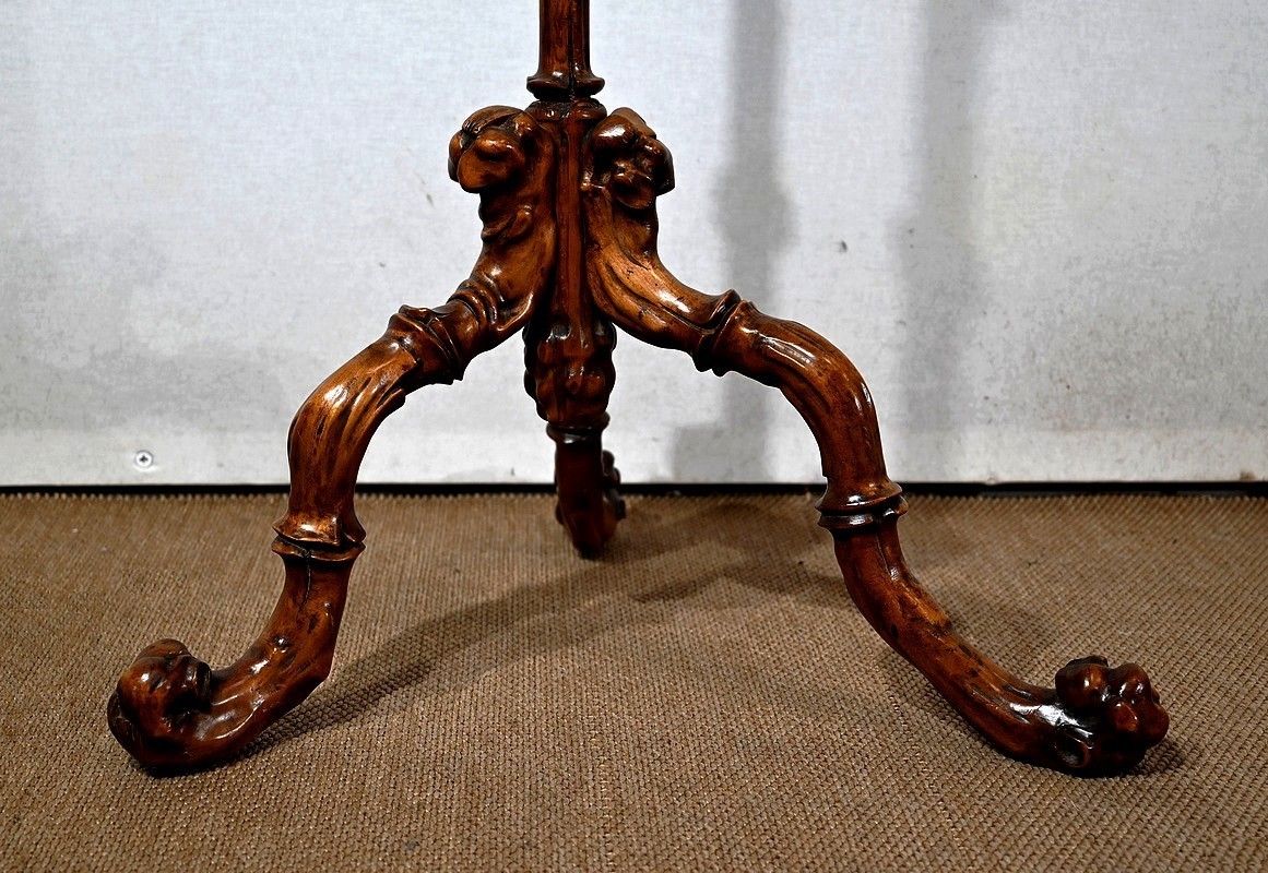photo furniture Linden Wood Clothes Thrower   Early 20th Century
