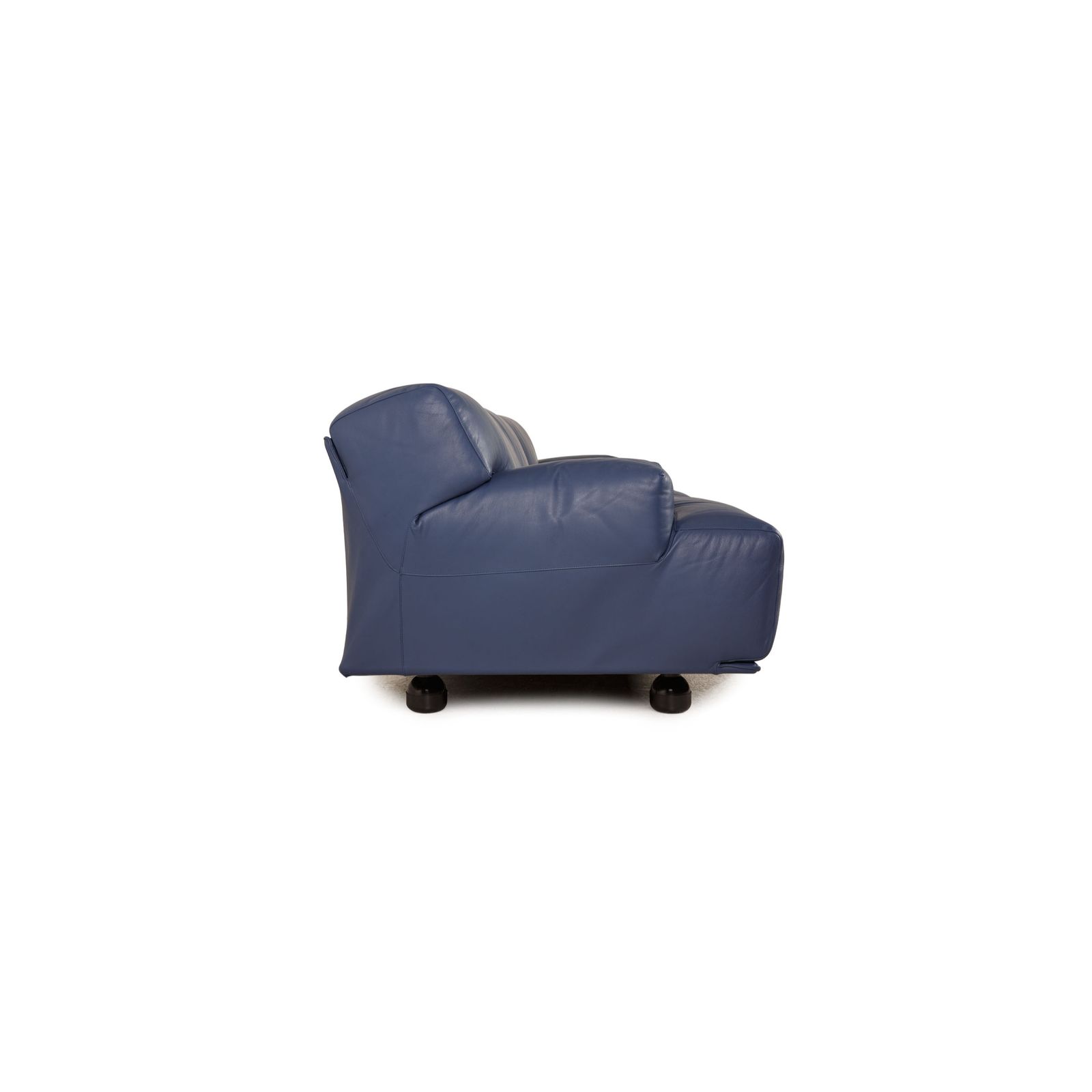 Cassina Fiandra leren driezitsbank – blauw photo buy
