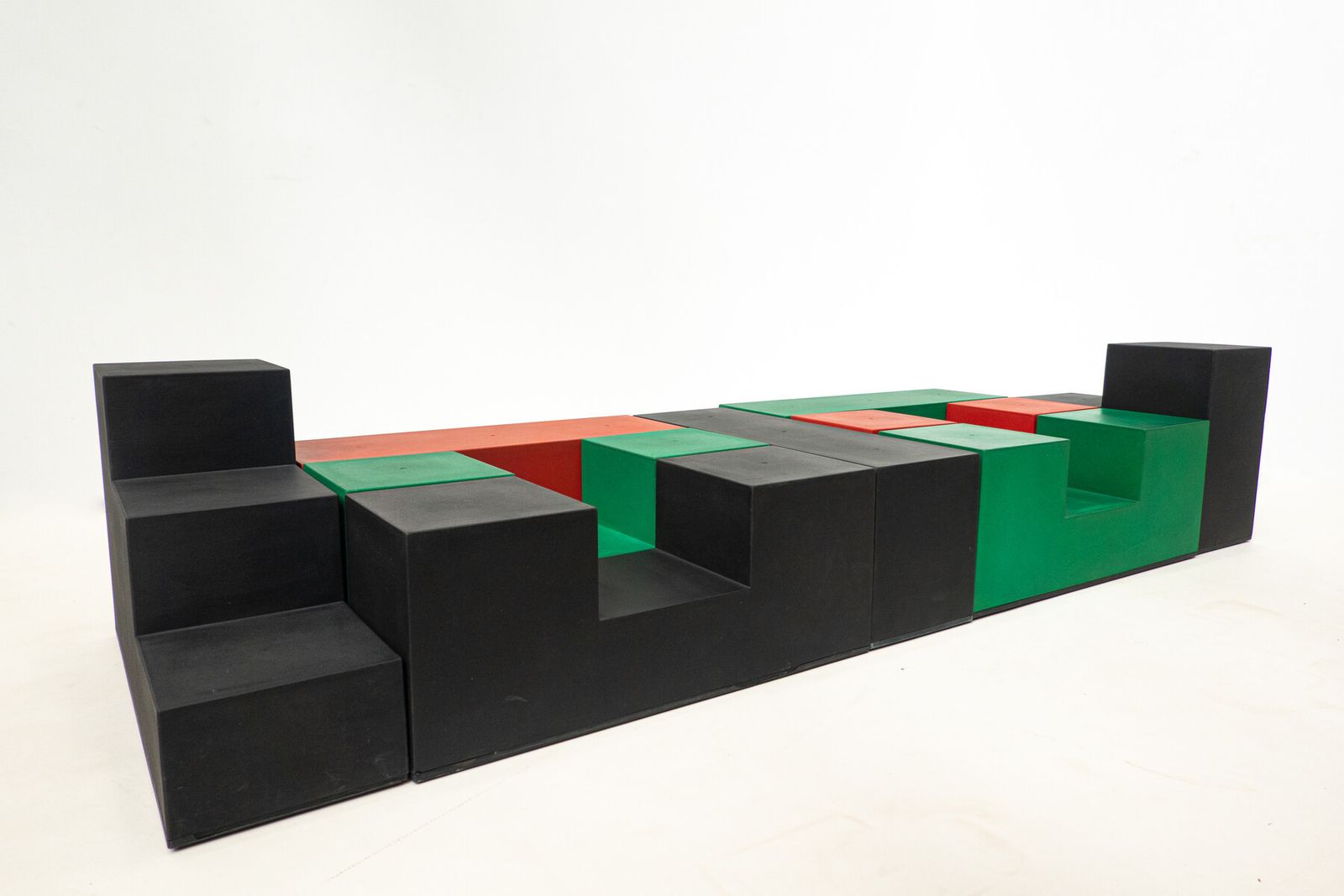 Mid Century Modern Set Of 9 "Gli Scacchi" Pieces By Mario Bellini For B&B Italia photo Home Decor