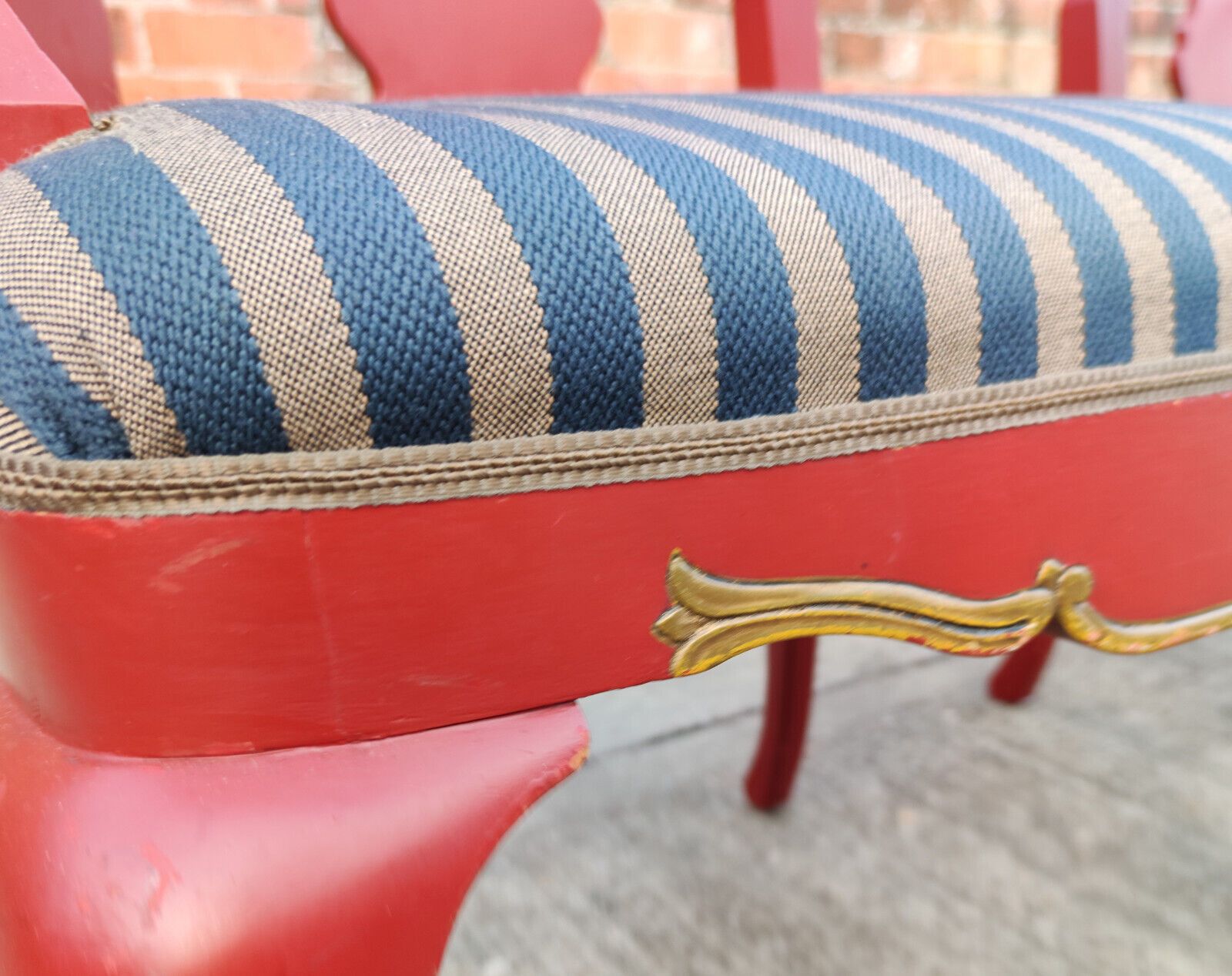19th Century Lacquer & Gilt Danish Baroque Armchairs From Kastellet, Copenhagen photo vinterior