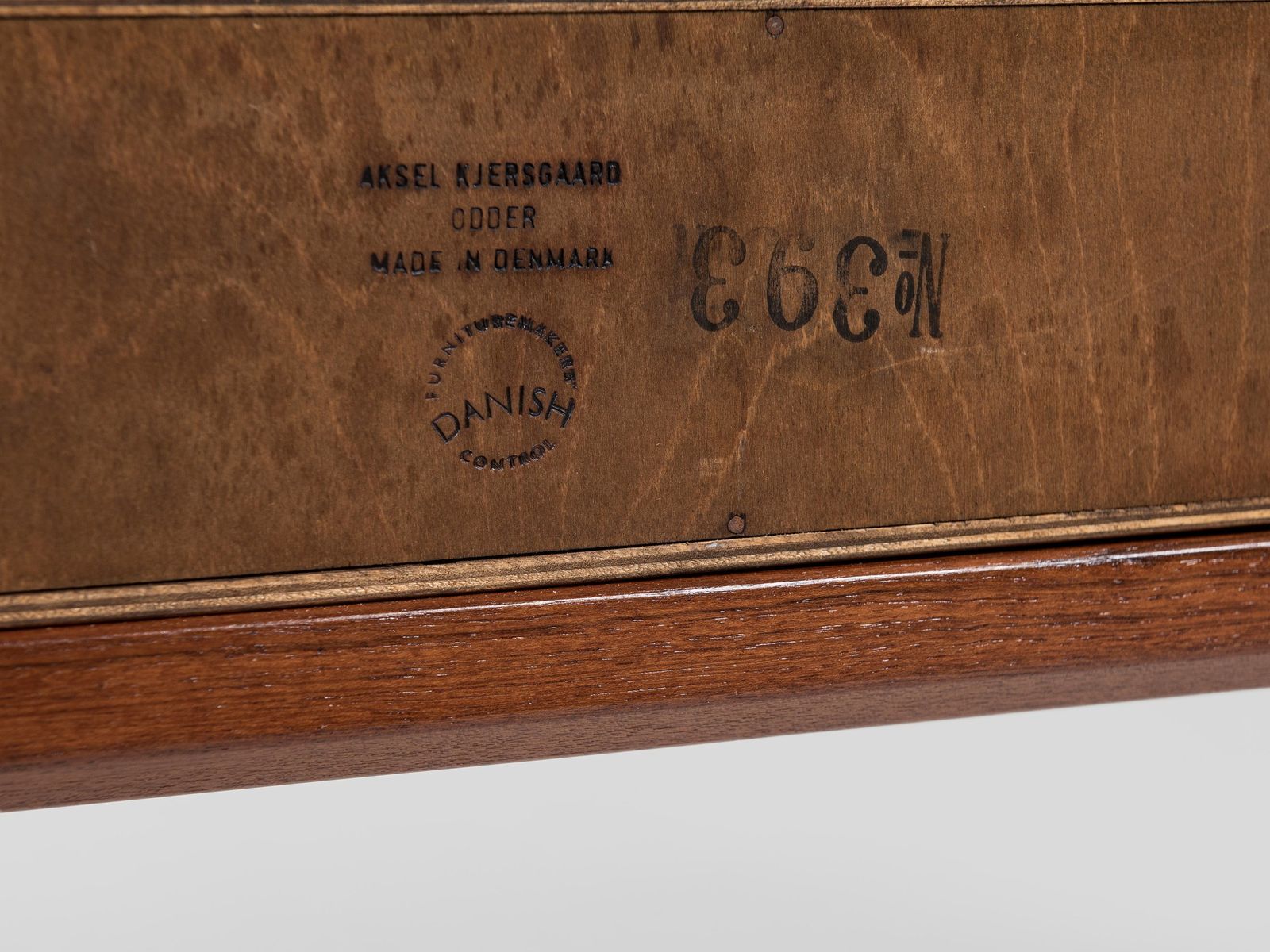 Midcentury Danish Open Cabinet In Teak By Aksel Kjersgaard 1960s photo vintage