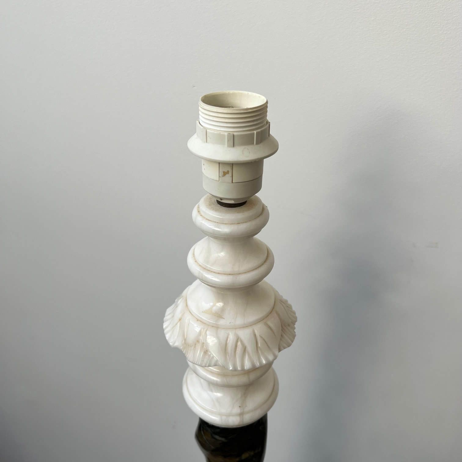 Pair Of Swedish Mid Century Marble Floor Lamps photo Lighting