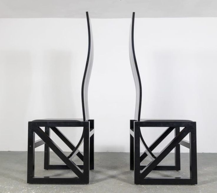 Set Of 6 Mid Century "Edo" Dining Chairs By Kisho Kurokawa For Ppm photo furniture