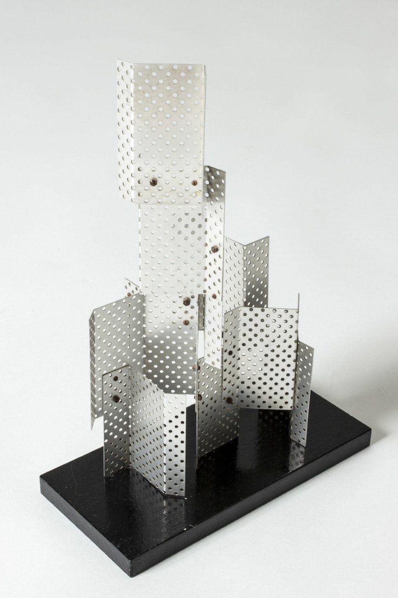Lars Erik Falk, Sculpture, 1968, Aluminum & Wood photo Art