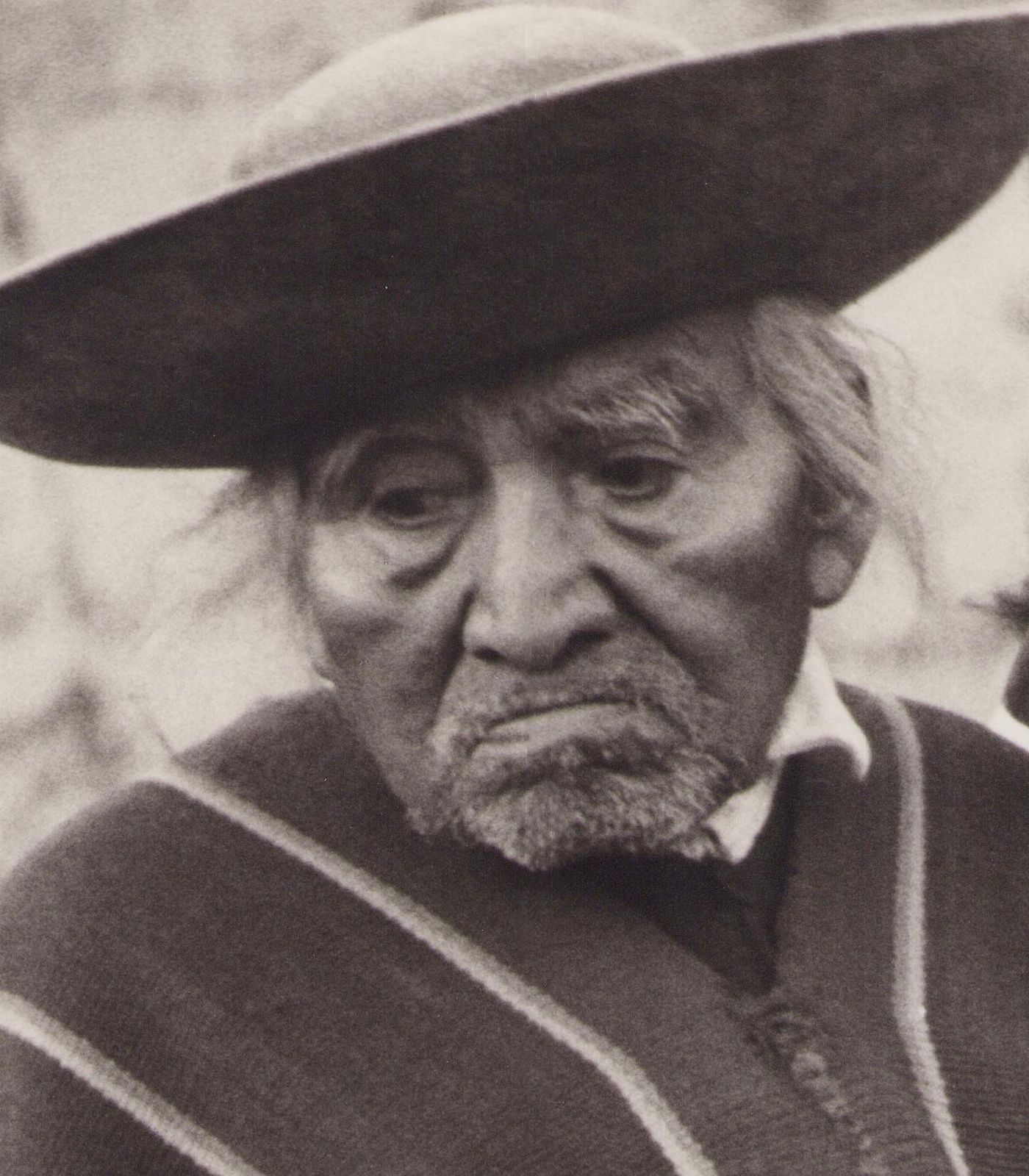 Hanna Seidel Ecuador, Man, Indigenous, Black And White Photography, 1960s, photo furniture