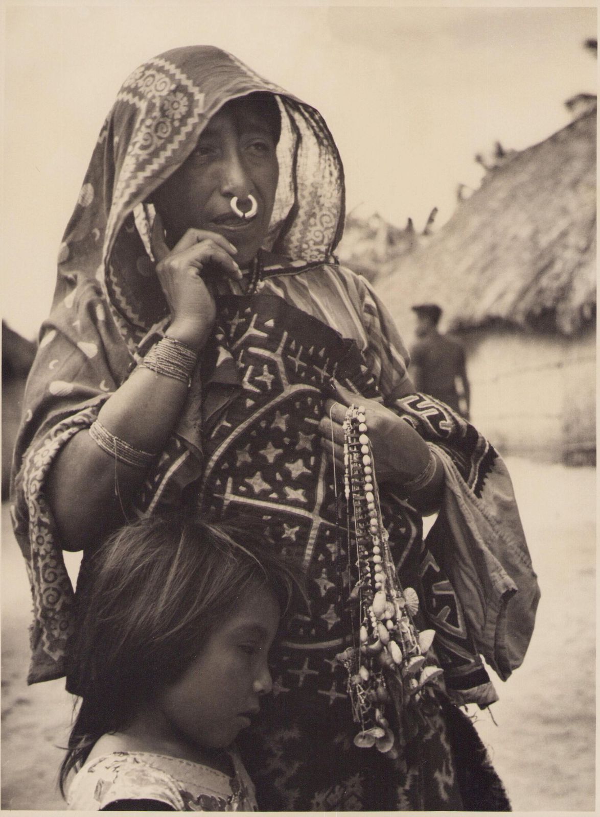 Hanna Seidel Panama, Mother And Daughter, Black And White Photography, 1960s