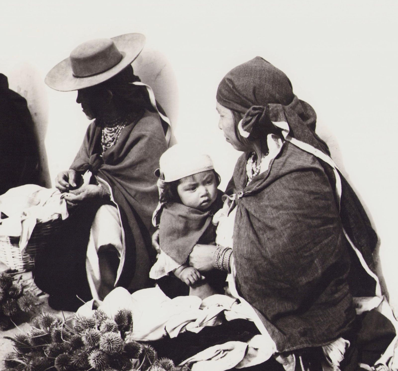 Hanna Seidel Ecuador, Seller, Black And White Photography, 1960s. photo furniture
