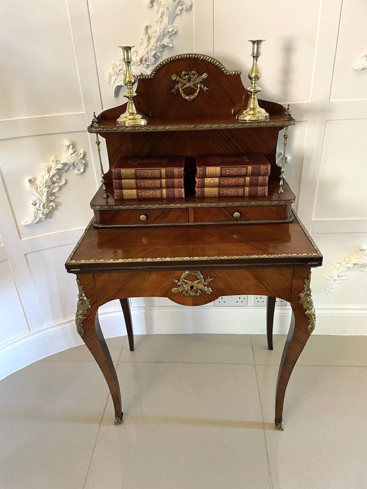 Fine Quality Antique French Kingwood Bonheur Du Jour photo furniture