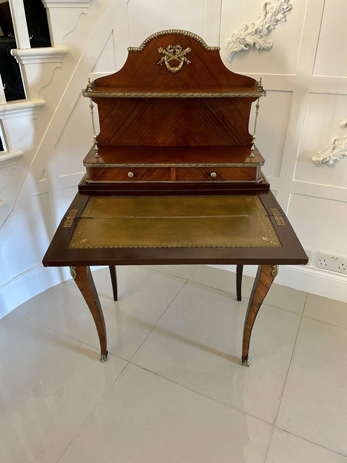 Fine Quality Antique French Kingwood Bonheur Du Jour photo Furniture
