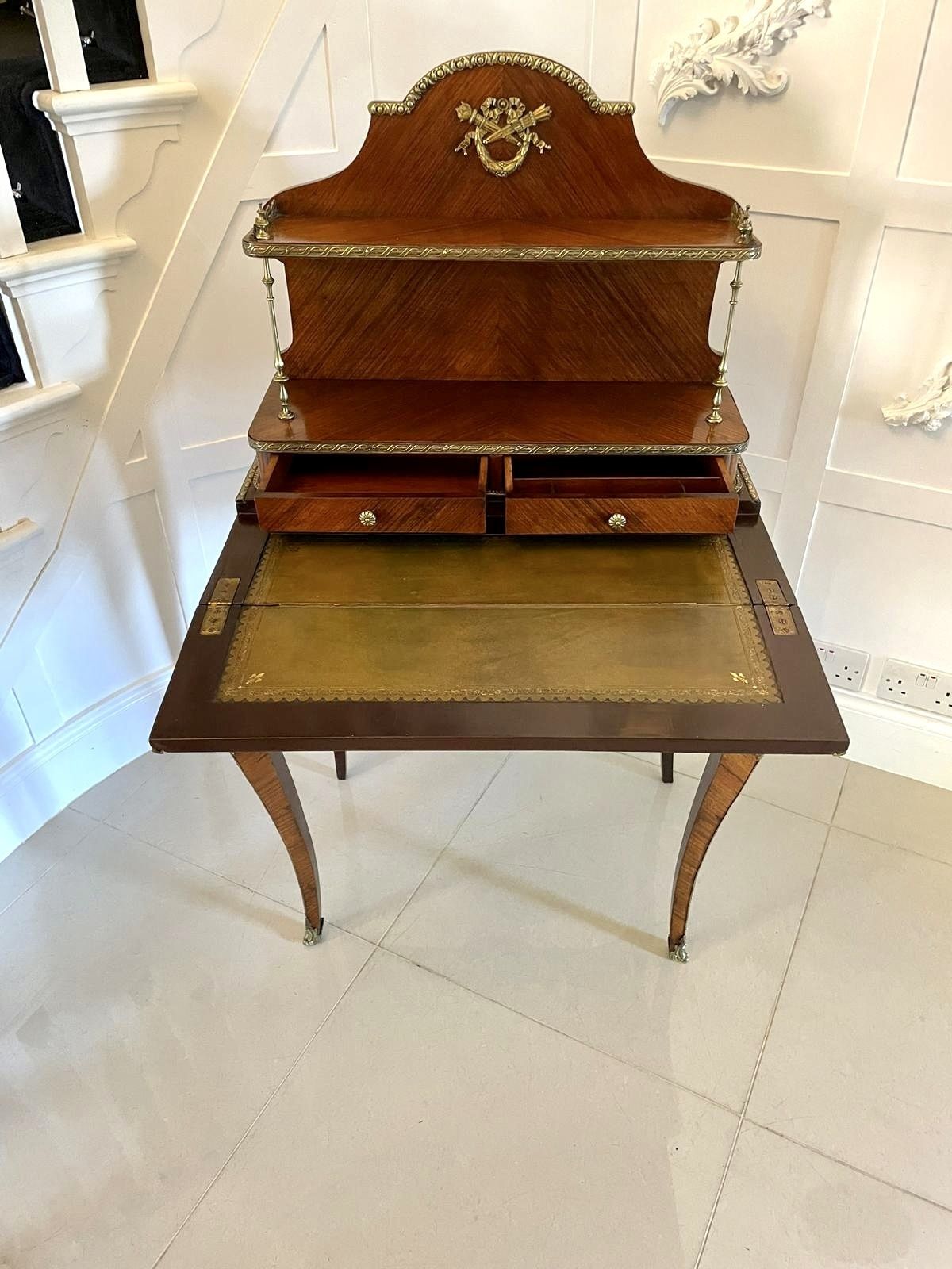 Fine Quality Antique French Kingwood Bonheur Du Jour photo 2995.0