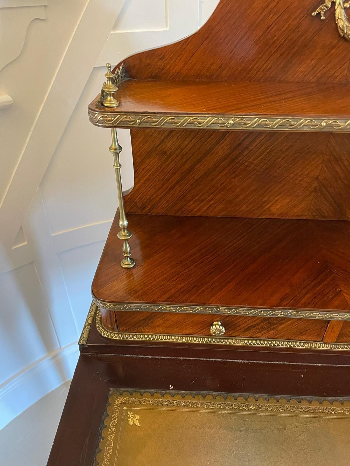 Fine Quality Antique French Kingwood Bonheur Du Jour photo vinterior