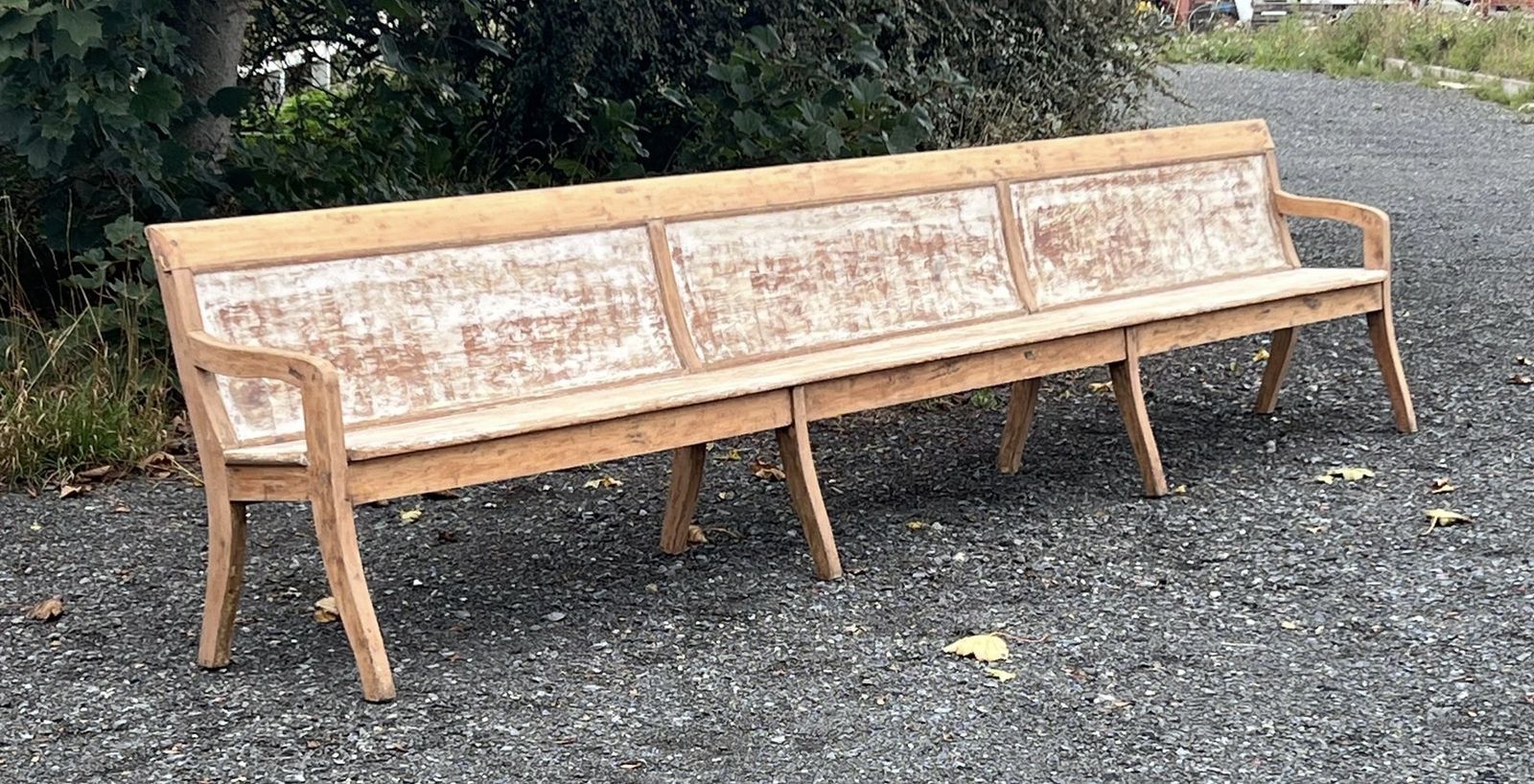 Very Long French Dining Bench photo for sale