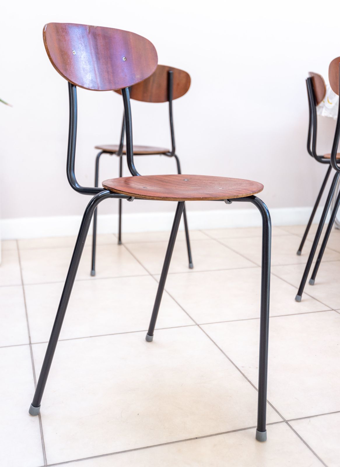 Vintage Dot Stools By Restool Made In England In The Style Of Arne Jacobson   English 1960’s