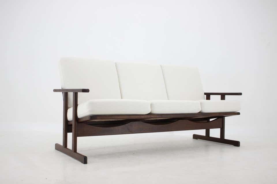1950s Rare Borge Mogensen 3 Seater "Shaker" Sofa By Fdb Mobler, Denmark photo Furniture