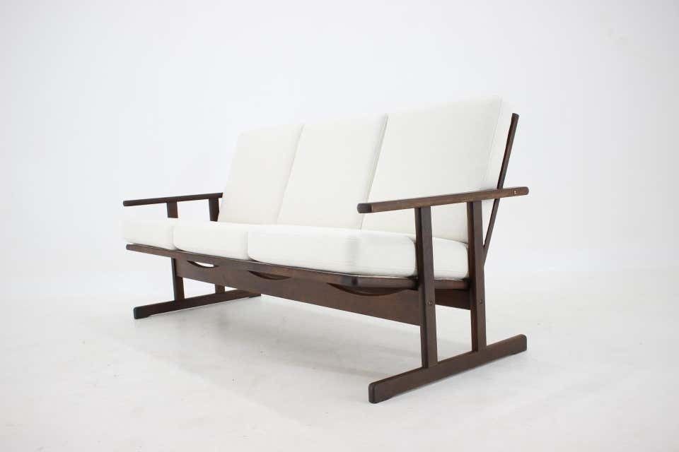 1950s Rare Borge Mogensen 3 Seater "Shaker" Sofa By Fdb Mobler, Denmark photo 4488.0