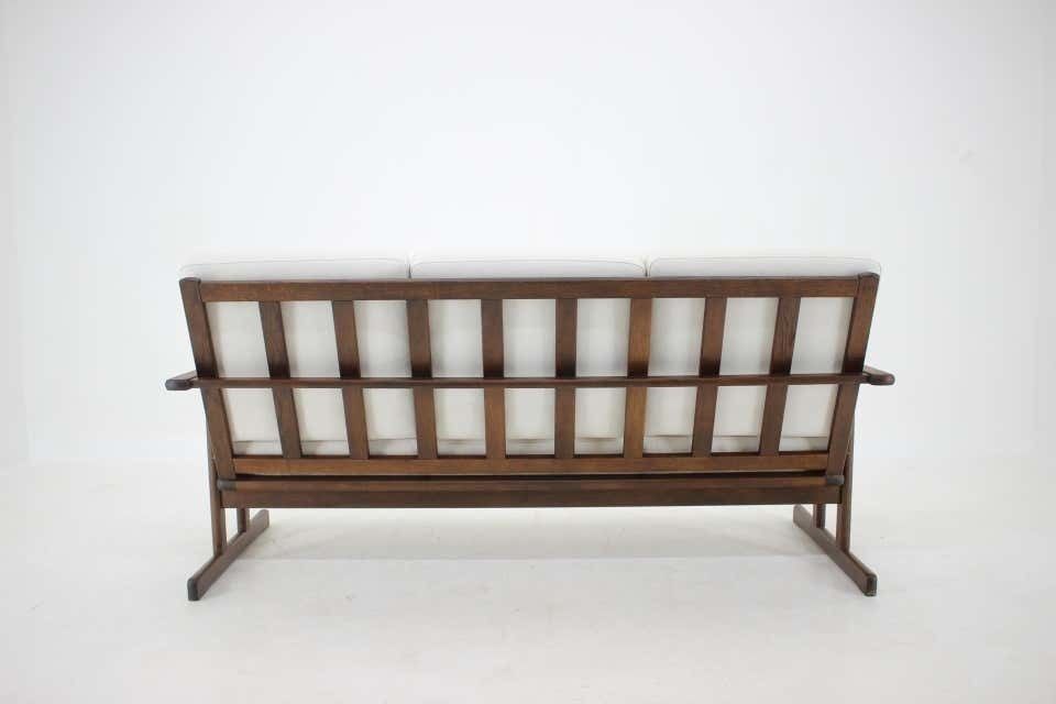 1950s Rare Borge Mogensen 3 Seater "Shaker" Sofa By Fdb Mobler, Denmark photo vinterior