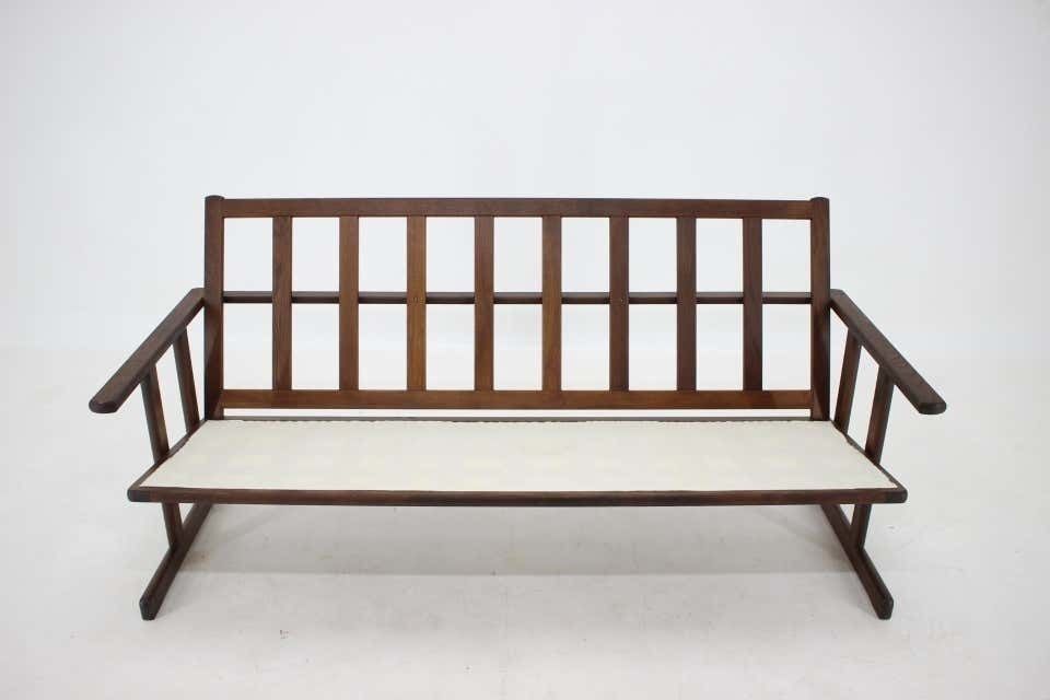 photo for sale 1950s Rare Borge Mogensen 3 Seater "Shaker" Sofa By Fdb Mobler, Denmark