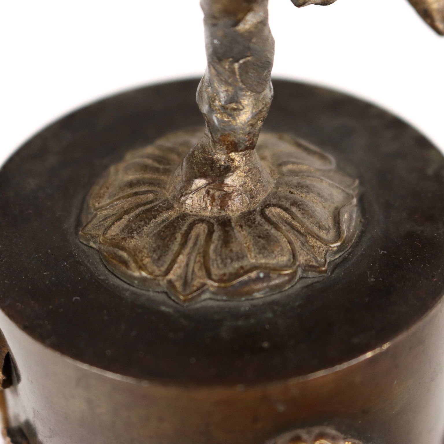 Candle Holder Bronze France XIX Century photo vinterior