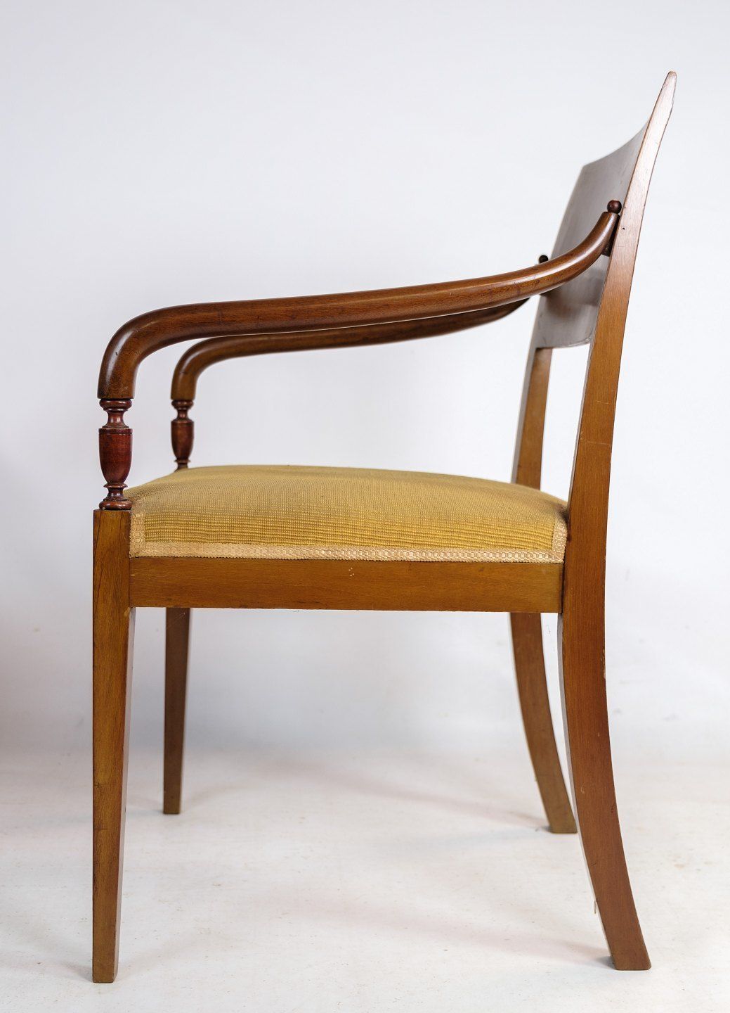 Armchairs Mahogany Empire Marquetry 1920 photo 950.0