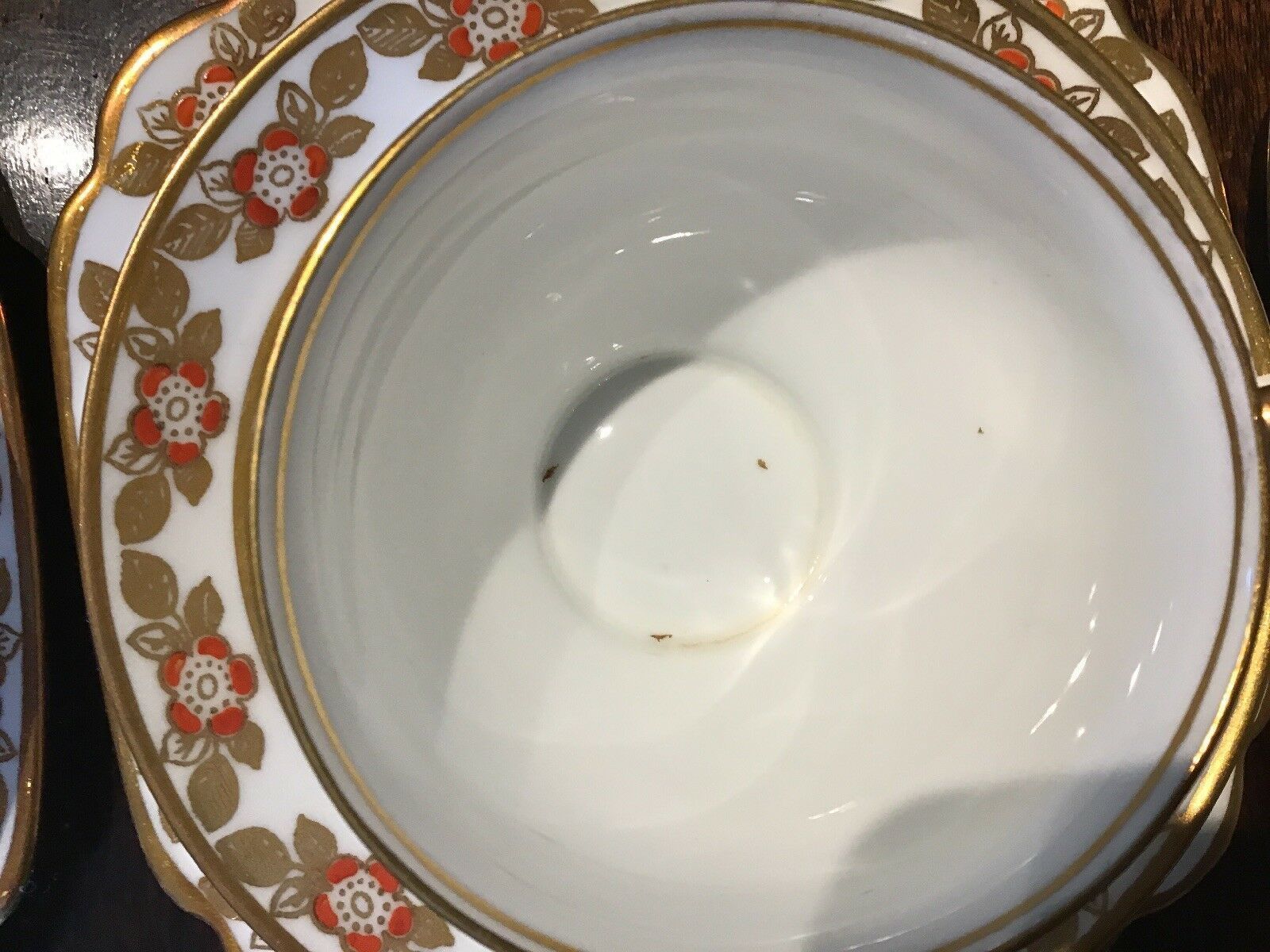 Antique Standard China Gilt And Enamel Tea Set. 12 Trio’s photo vintage