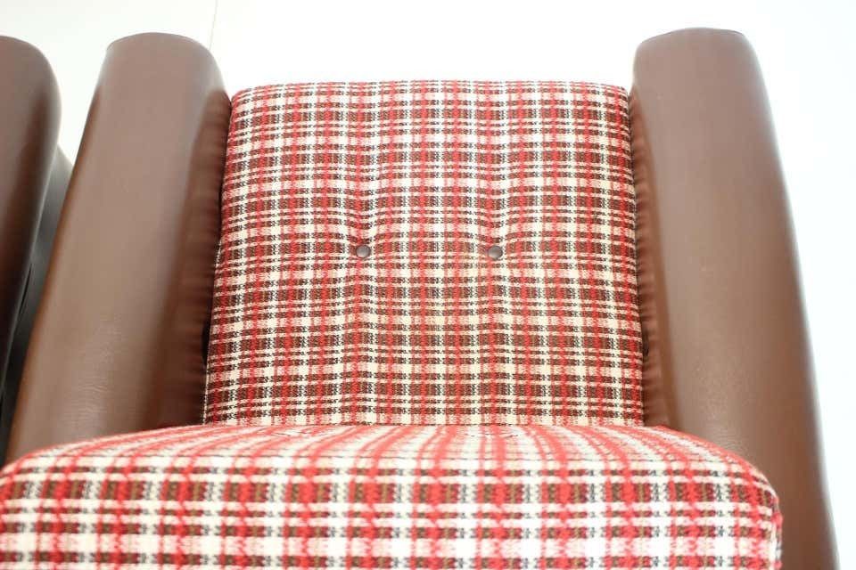 photo vintage Pair Of Mid Century Design Armchairs,Czechoslovakia,1960's.