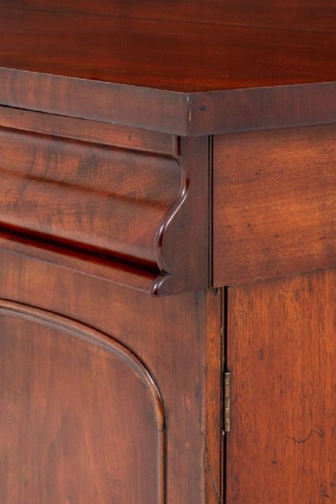 Victorian Sideboard   Mahogany Pedestal Server 1870 photo buy