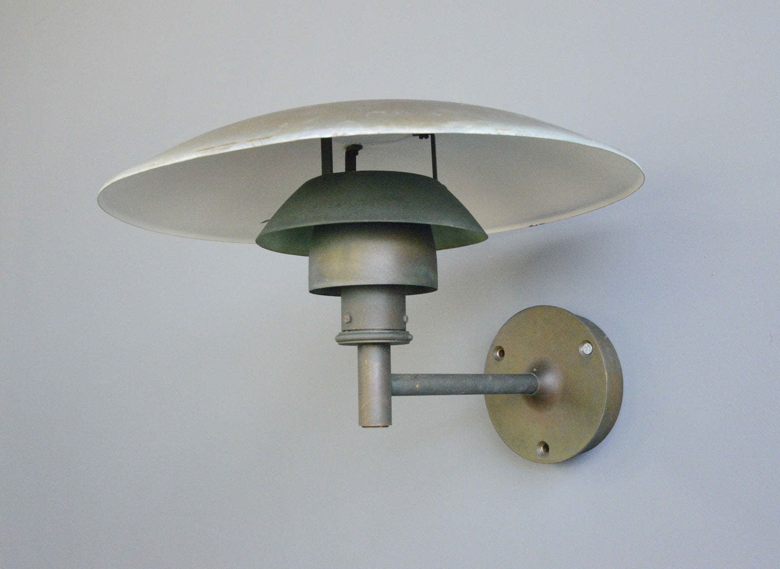 Verdigris Copper Louis Poulson Wall Lights Circa 1950s photo furniture