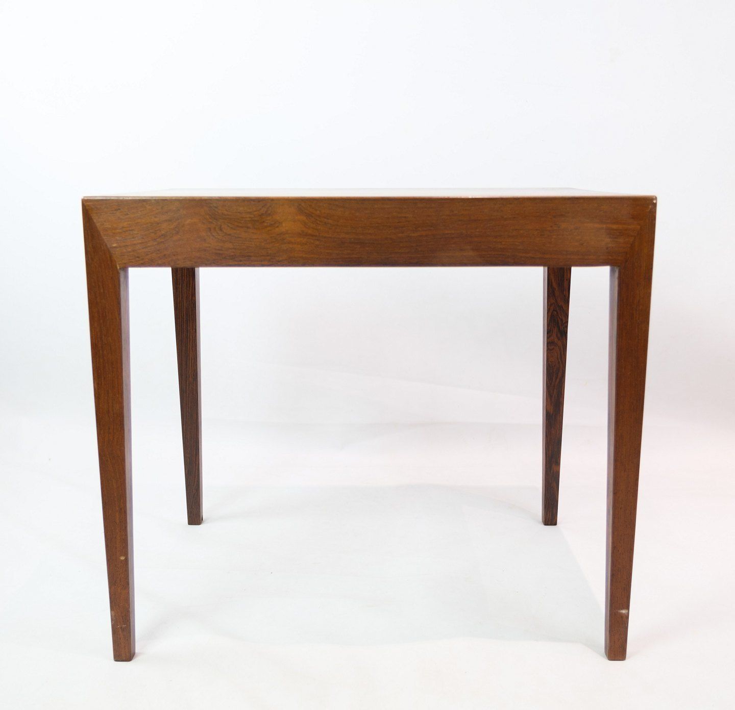 Side Table In Rosewood By Haslev Furniture Factory From 1960s photo for sale
