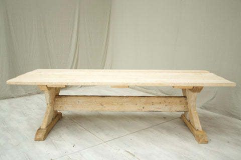 Rustic 'X'frame Pine Dining Table photo Furniture