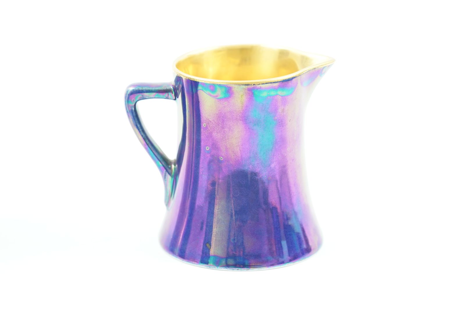 Carlton Ware Art Deco Purple Lustre Ware 15 Piece Coffee Set, 1920's photo 350.0