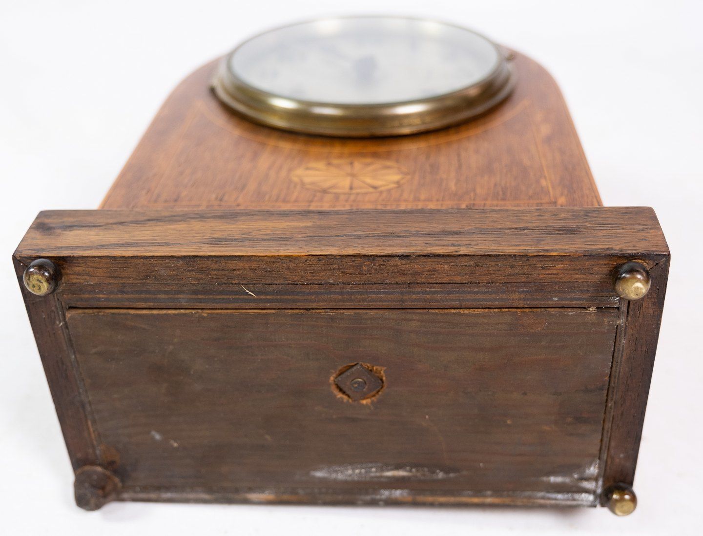 photo furniture Carmine Clock, Light Mahogany, Marquetry, 1920s.