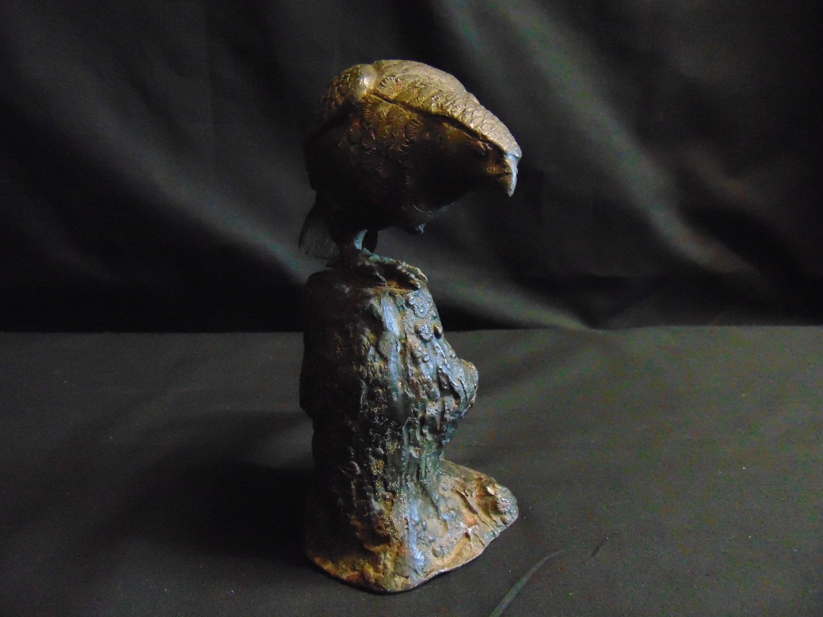 Cast Bronze Of Roosting Bird, 1960s photo furniture