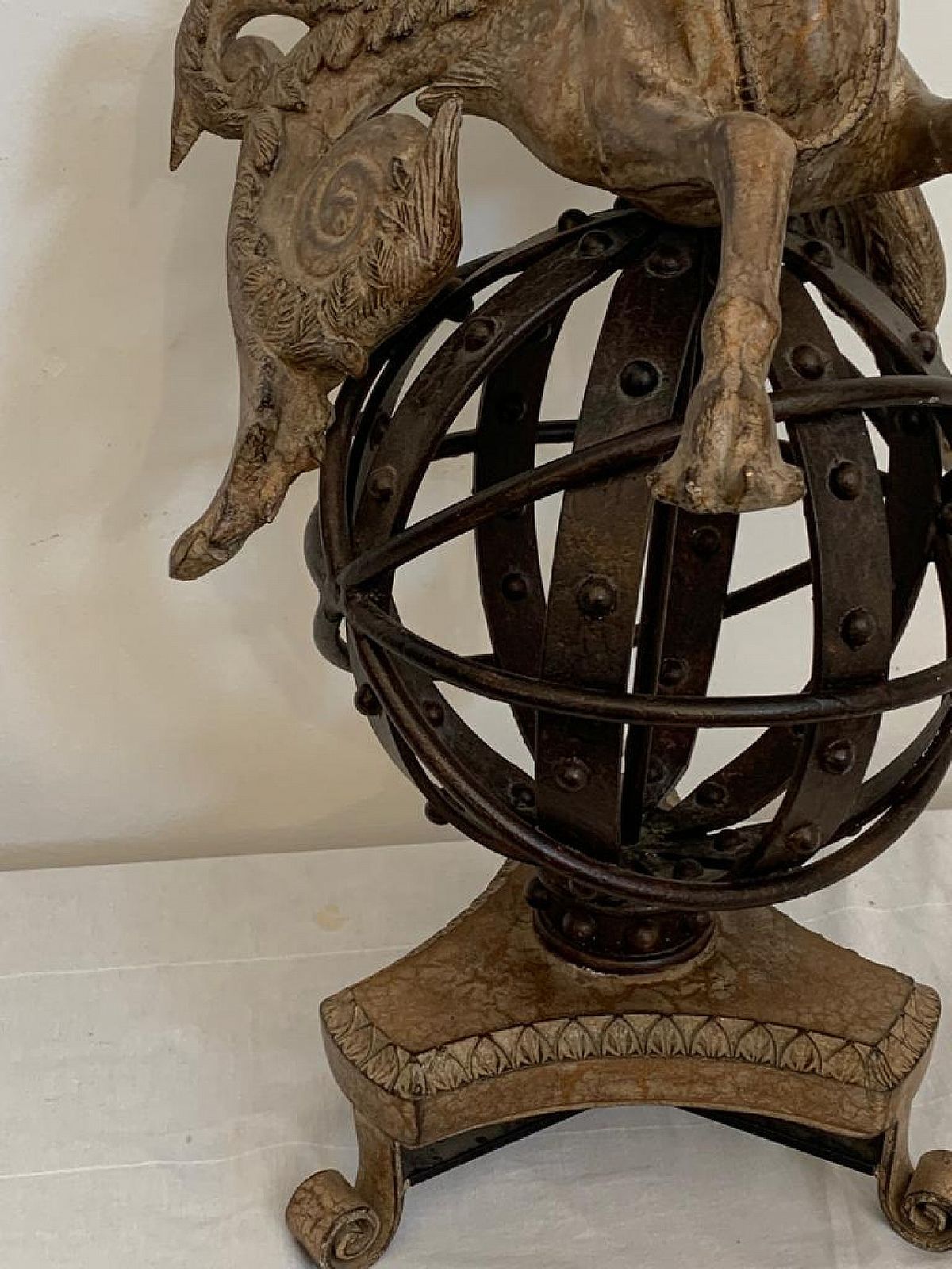 Sculpture Of Pegasus On Astrolabe By Lam Lee Group Dallas 1990 photo Art