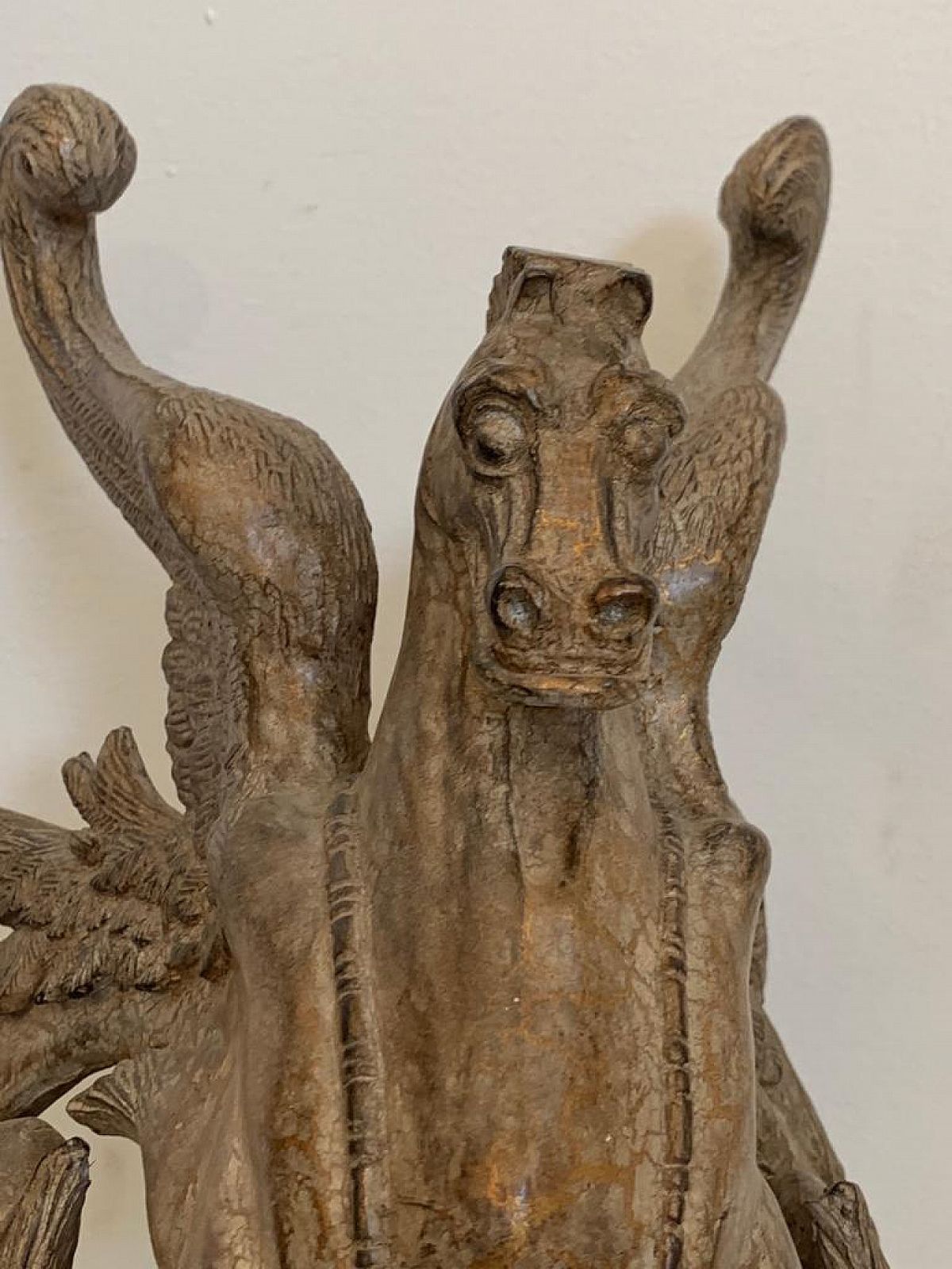 Sculpture Of Pegasus On Astrolabe By Lam Lee Group Dallas 1990 photo vinterior