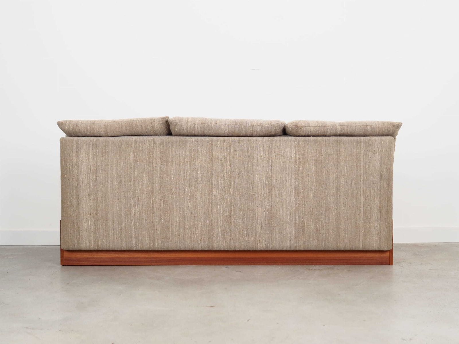 Teakhouten Bank, Deens Design, Jaren 1970, Productie: Denemarken photo Meubels