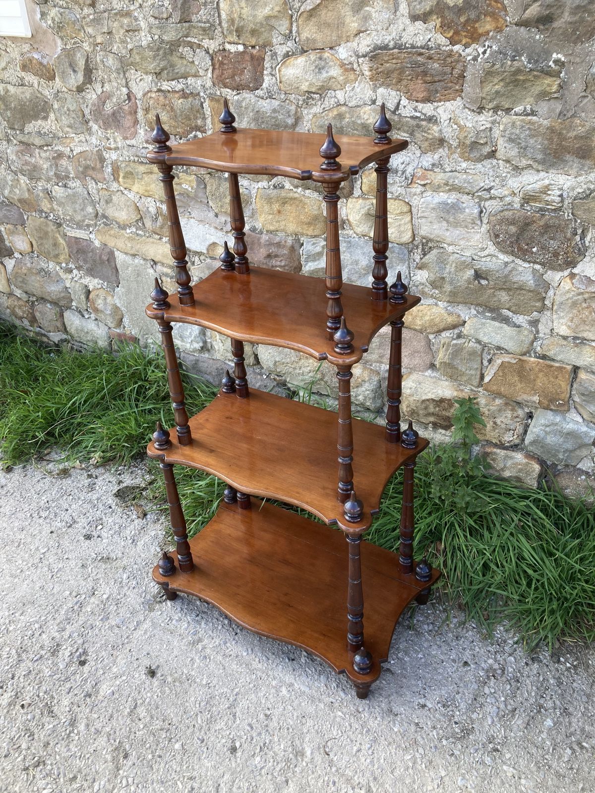 Victorian Walnut Wot Not photo Furniture