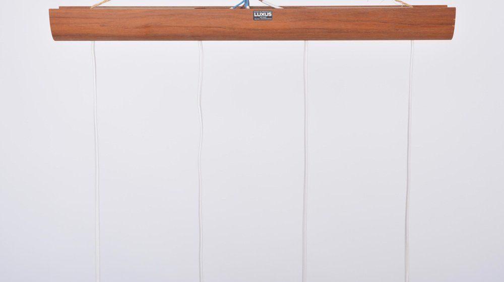 photo for sale Mid Century Modern Swedish Pendant Lamp By Uno & östen Kristiansson For Luxus, 1960s