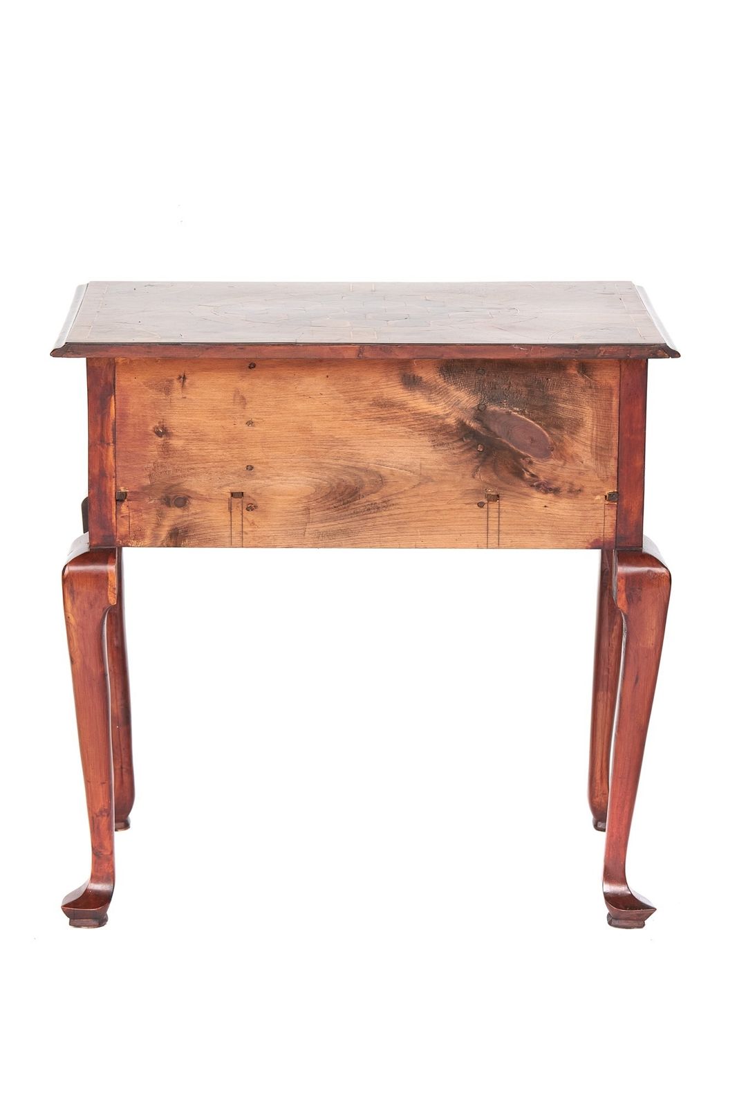 Queen Anne Revival Yewood, Oyster Veneer, Lowboy, Circa 1930s photo buy