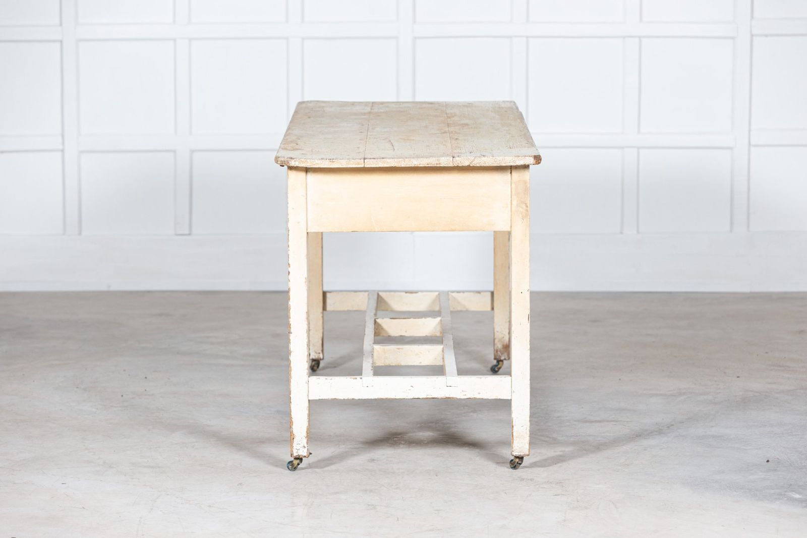 19thc Irish Painted Vernacular Pine Farmhouse Table photo buy