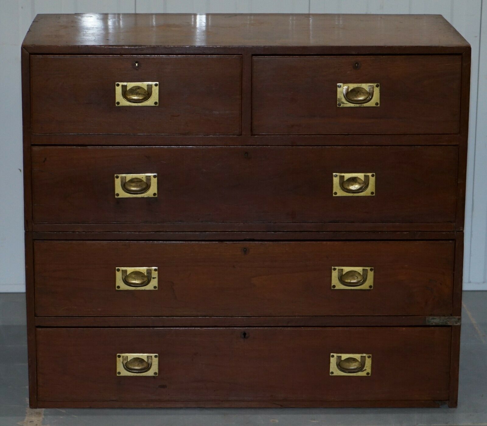 Scottish 93rd Sutherland Highlanders Regiment Of Foot Military Campaign Chest photo Furniture