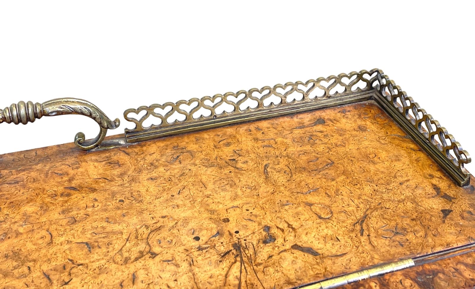 Regency Burr Elm Davenport Desk (England, Circa 1810) photo vintage