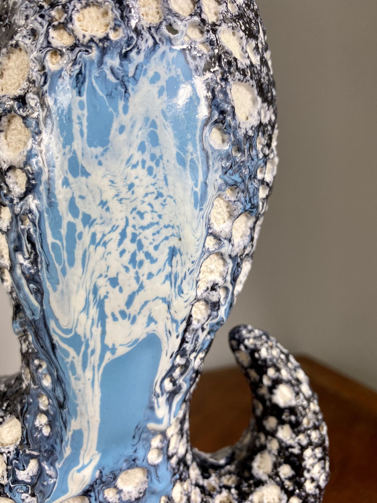 A Rare Vallauris Fat Lava Vase, France Circa 1950. photo buy