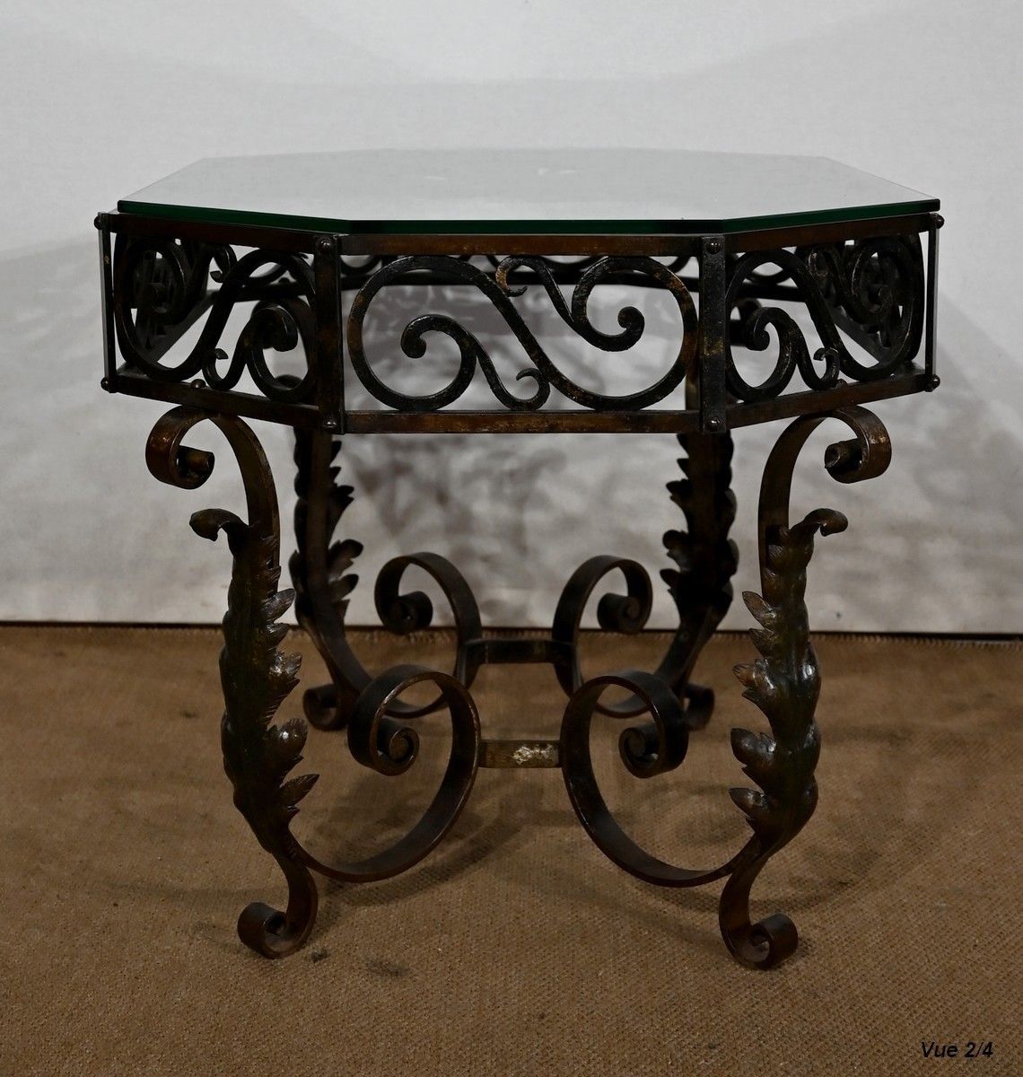 photo furniture Wrought Iron Coffee Table – 1930