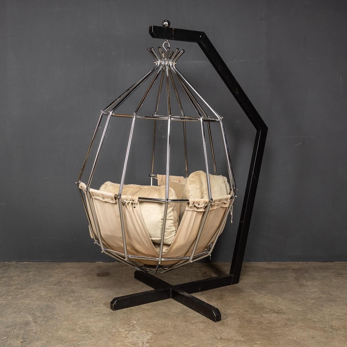 Elegant Parrot Cage Chair By Ib Arberg, C.1970 photo 5395.0