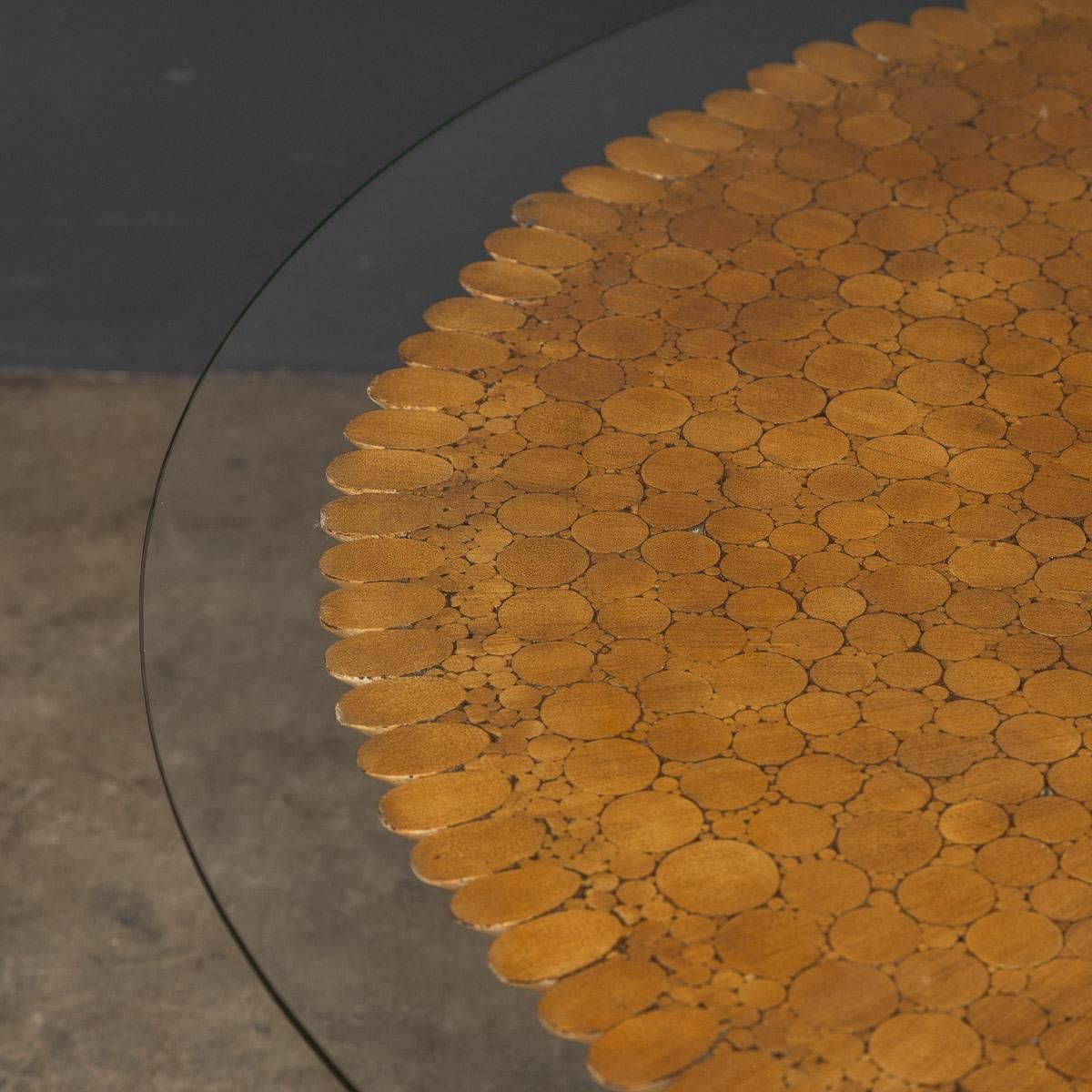 20th Century "Sheaf Of Wheat" Coffee Table By Mcguire, C.1970 photo Furniture