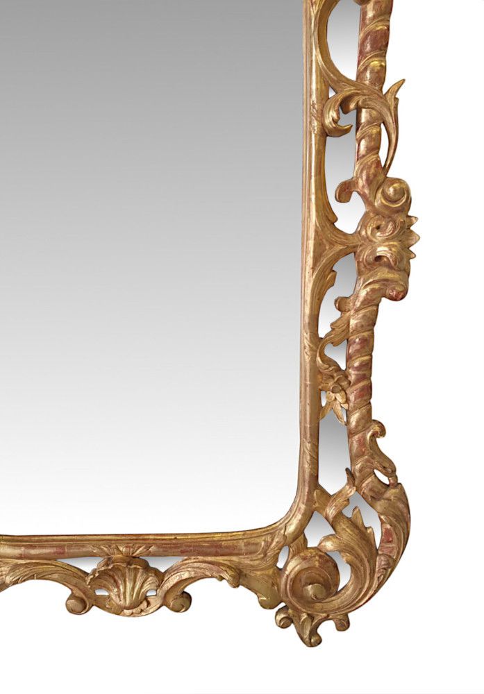 A Rare And Exceptional Large Early 19th Century Giltwood Overmantle Mirror photo Home Decor