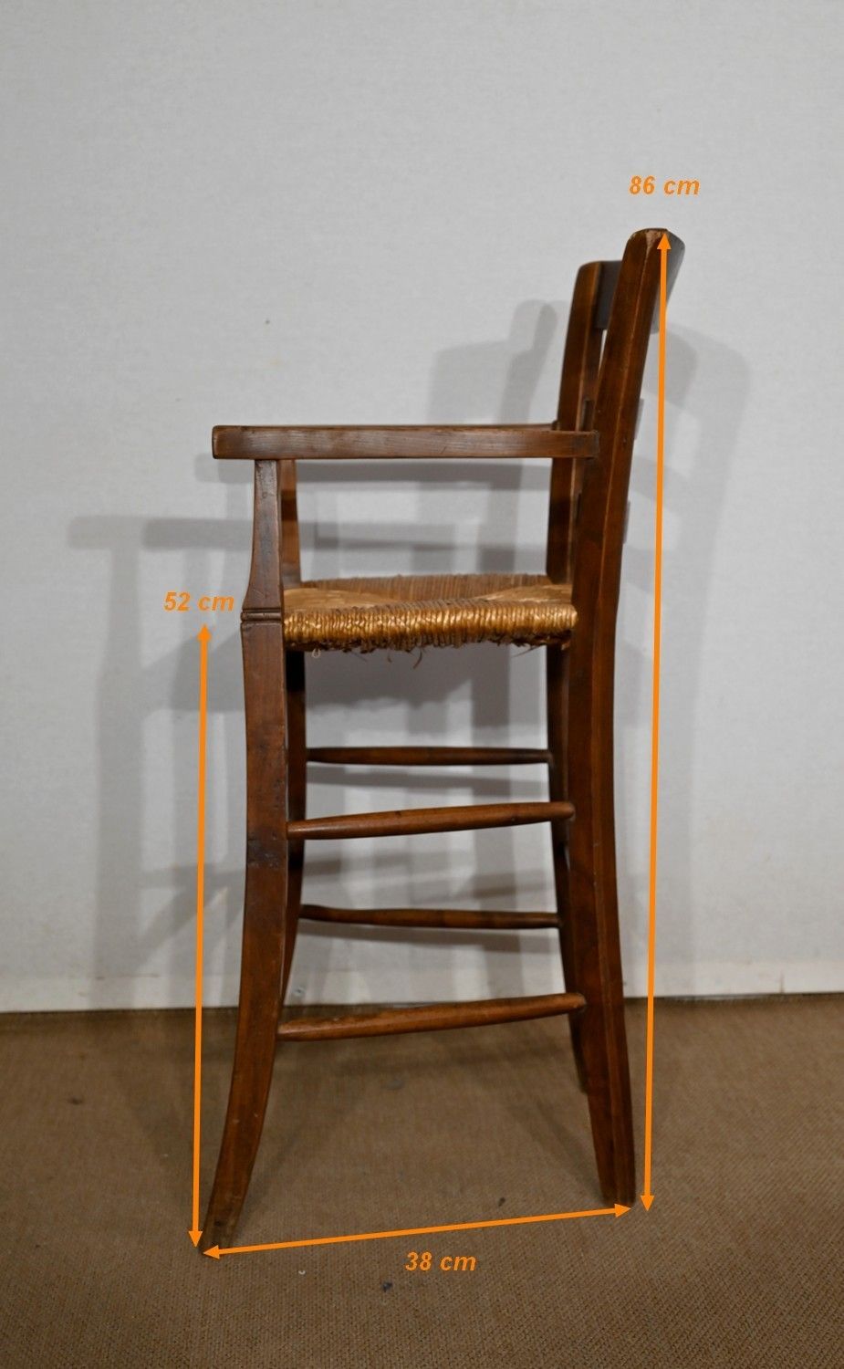 1036.18 Child's High Chair   Late 19th Century photo