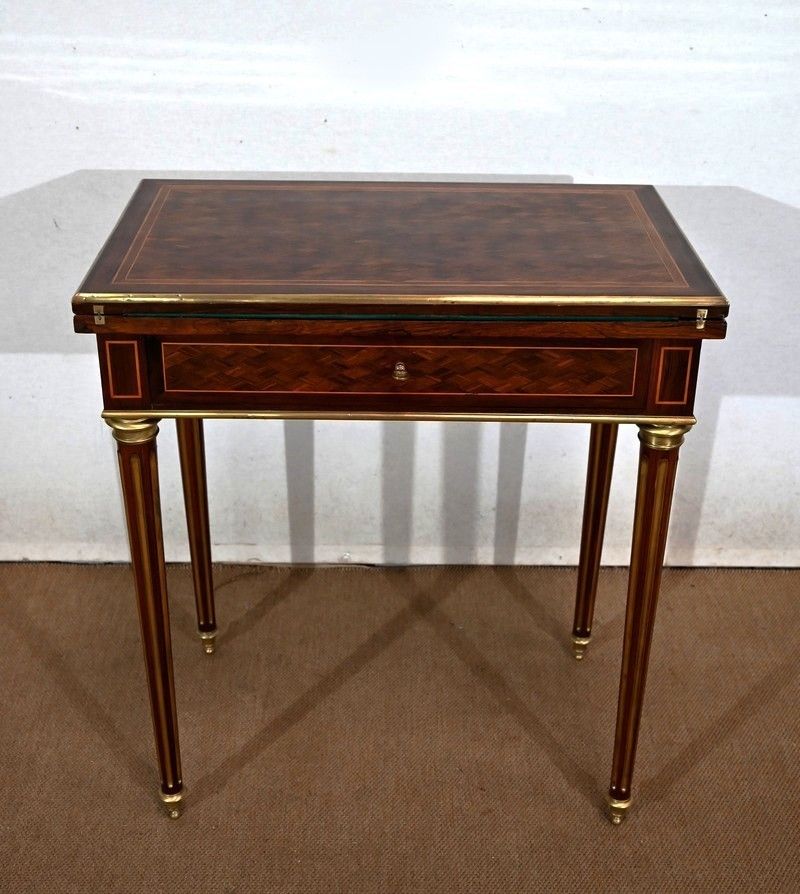 Multifunction Middle Table Louis XVI Style Late 19th Century photo furniture