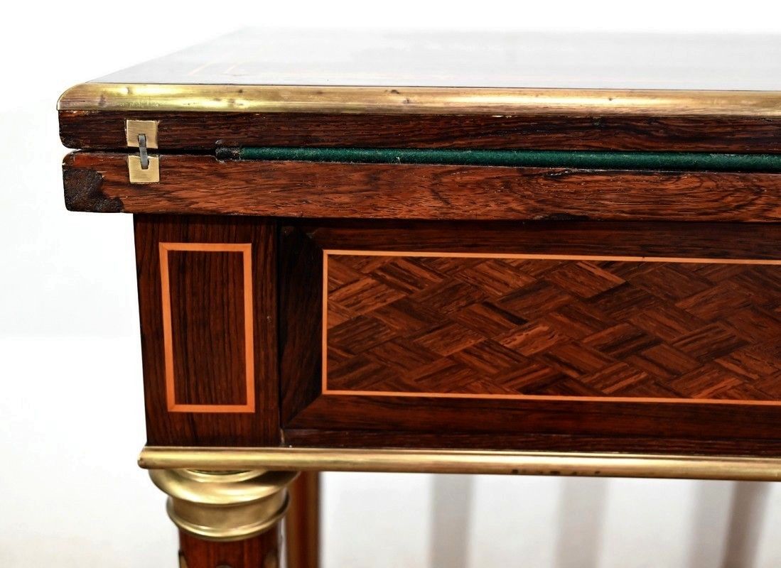 photo buy Multifunction Middle Table Louis XVI Style Late 19th Century